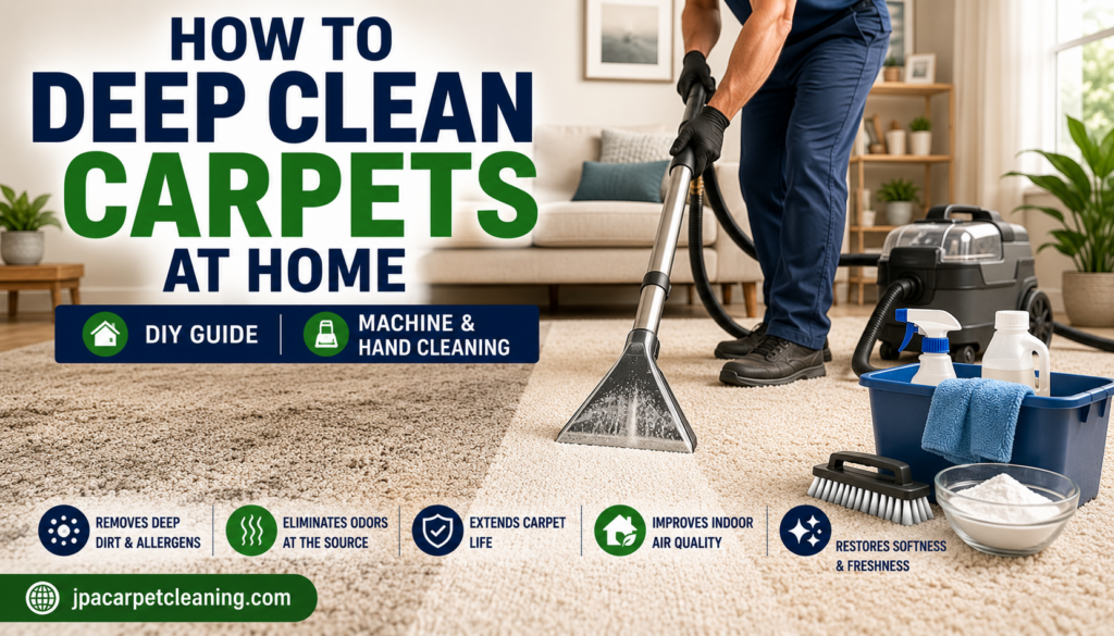 How to Deep Clean Carpets at Home