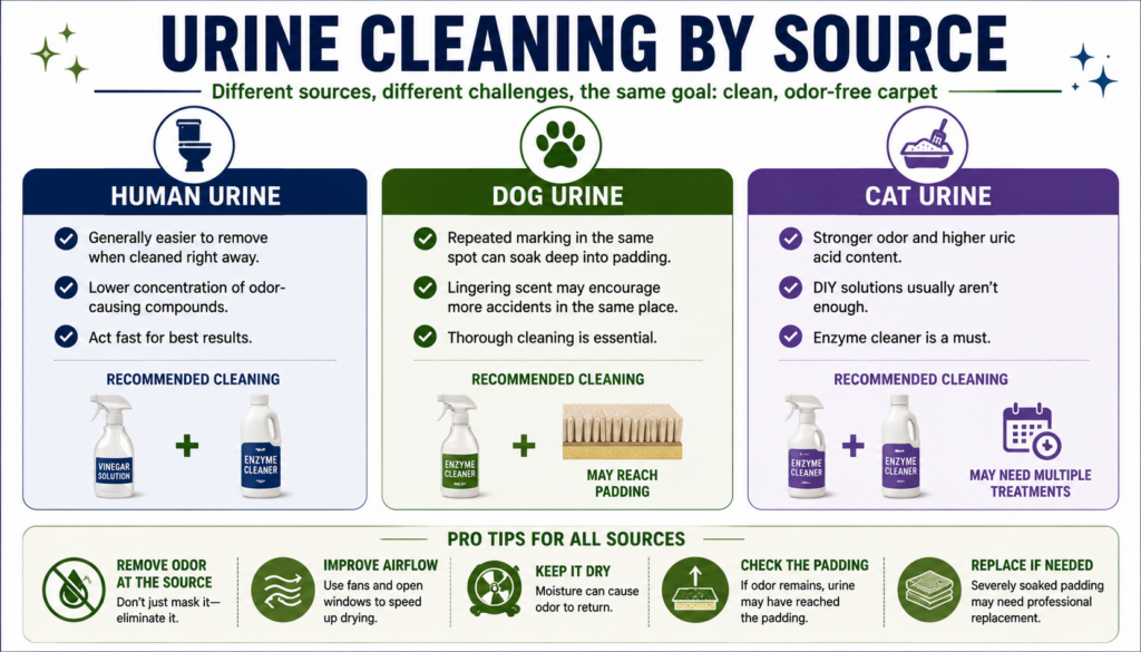 Urine Cleaning by Source