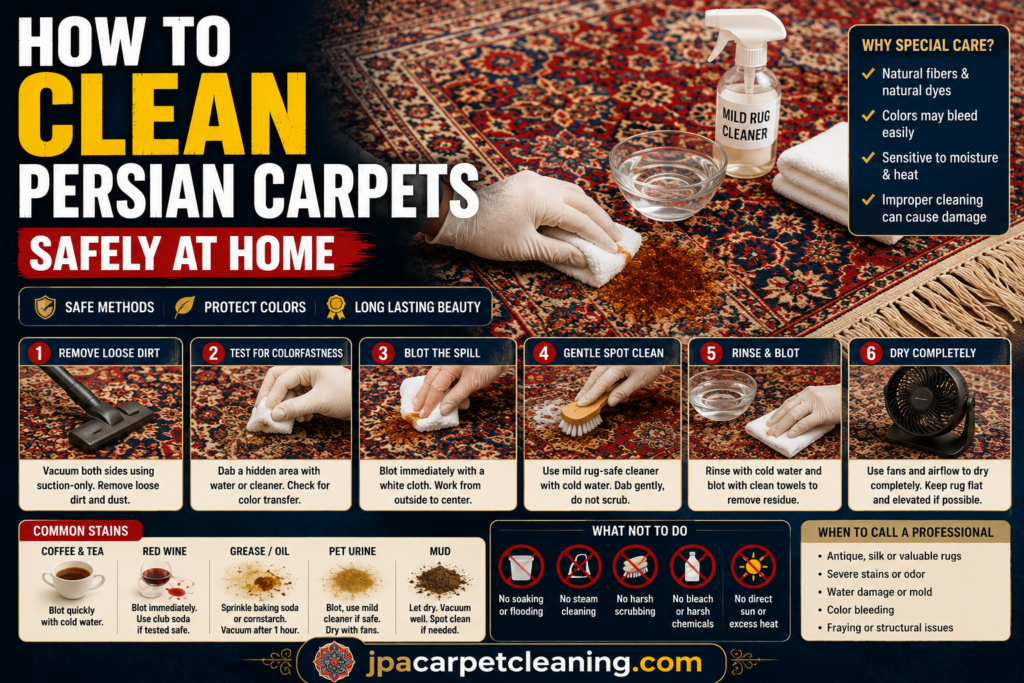 How to Clean Persian Carpets