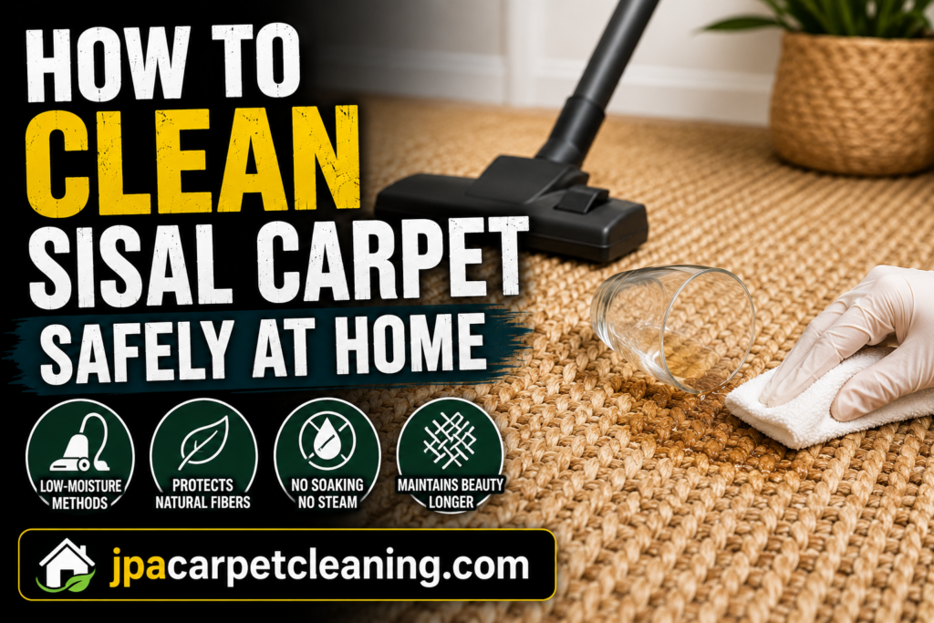 How to Clean Sisal Carpet Safely at Home