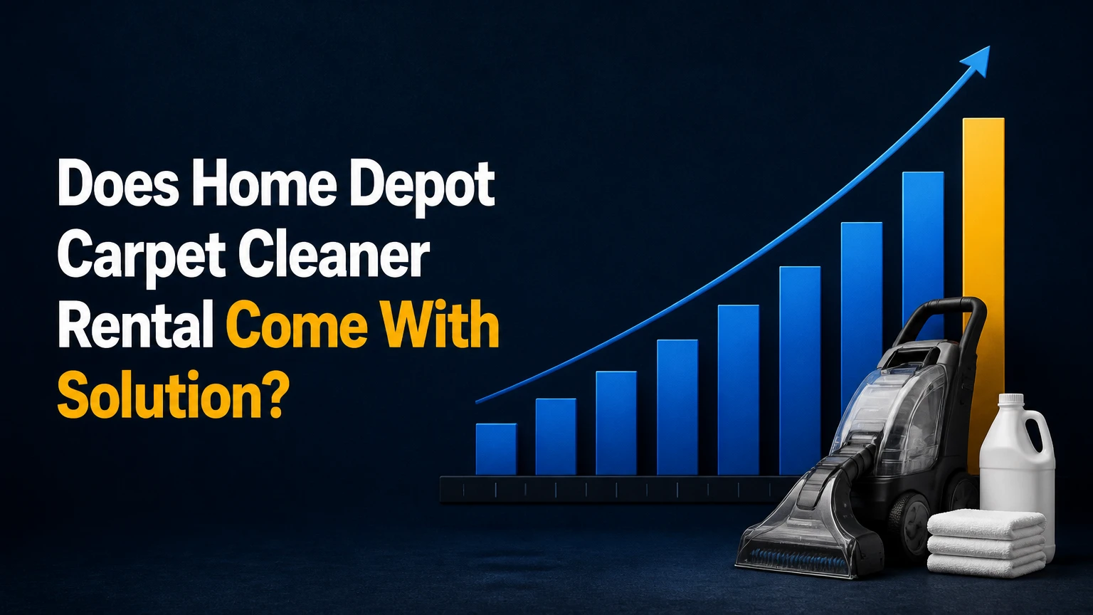 oes home depot carpet cleaner rental come with solution