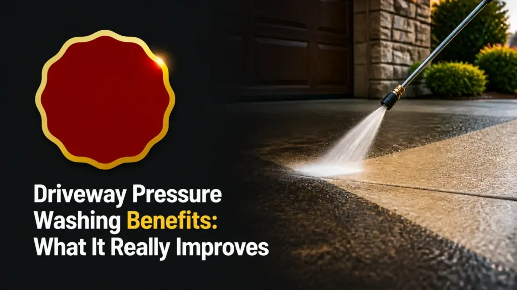 driveway pressure washing benefits