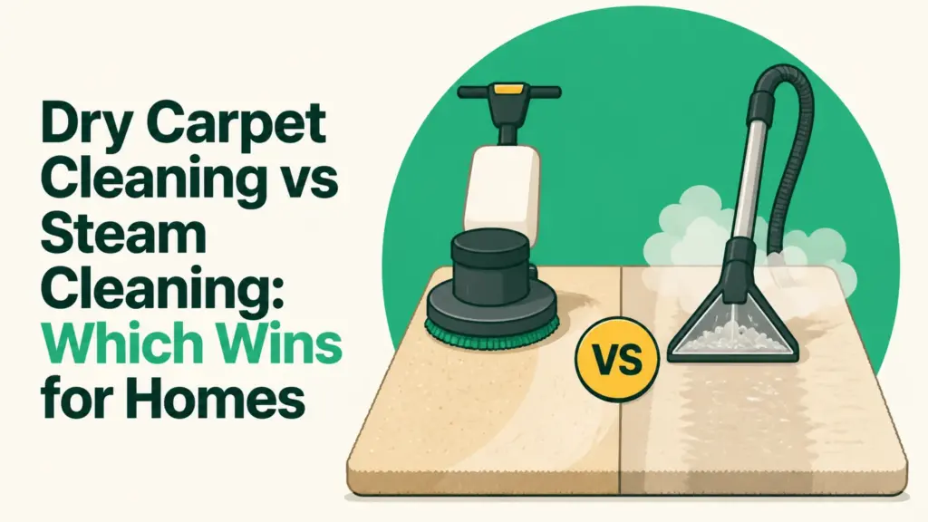 Dry Carpet Cleaning vs Steam Cleaning: Which Wins for Homes