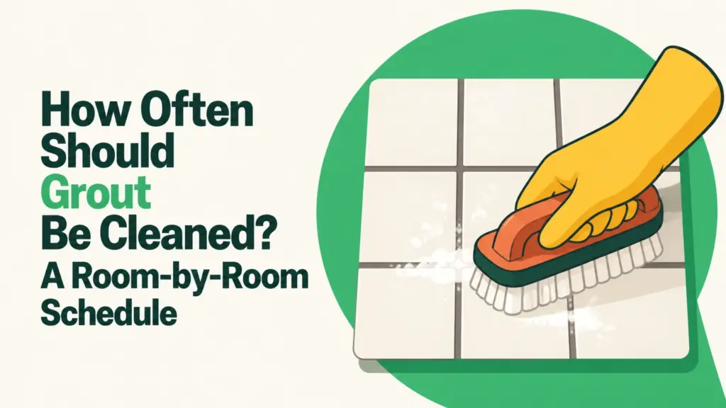how often should grout be cleaned