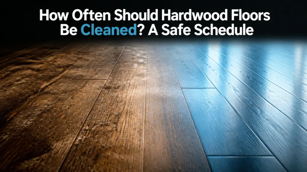 how often should hardwood floors be cleaned