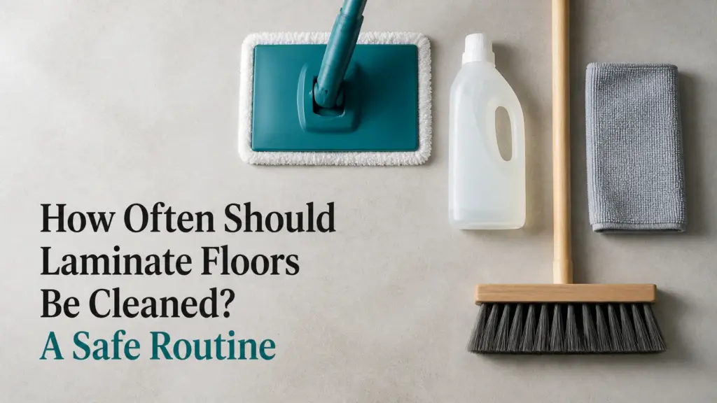 how often should laminate floors be cleaned
