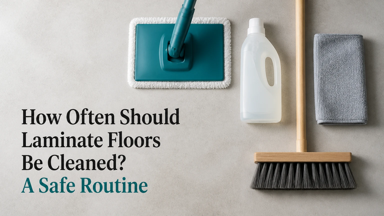 how often should laminate floors be cleaned