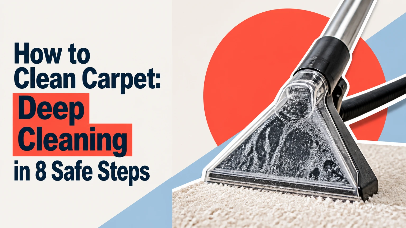 How to Clean Carpet: Deep Cleaning in 8 Safe Steps