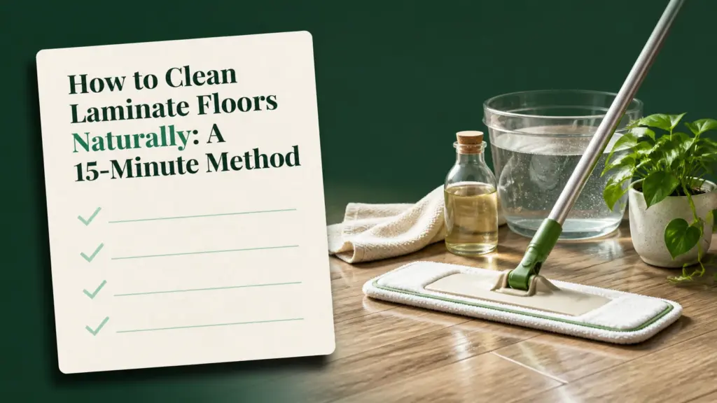 how to clean laminate floors naturally