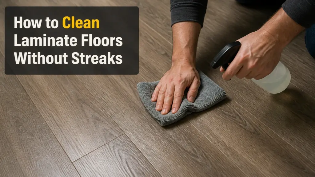 how to clean laminate floors without streaks