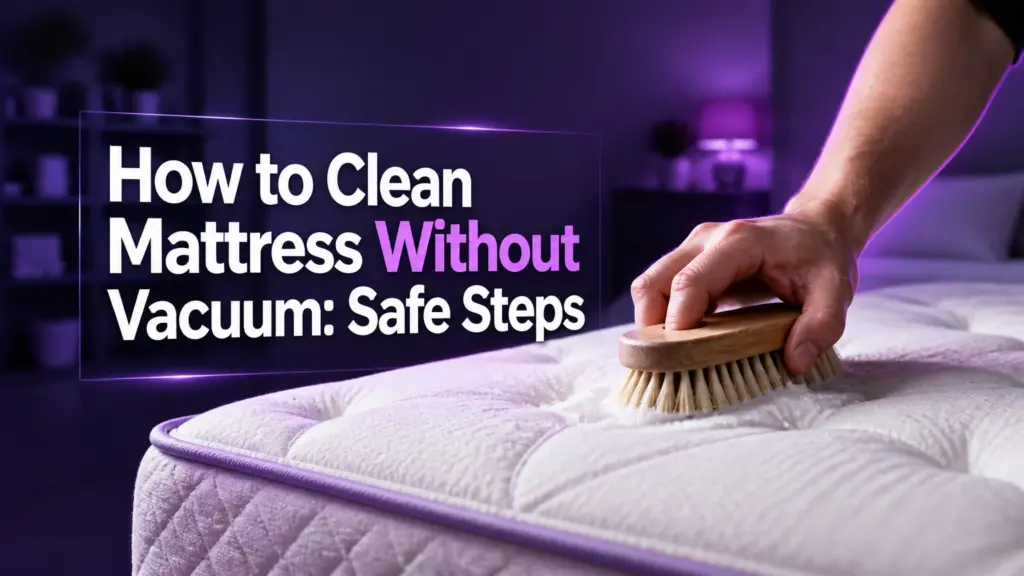 how to clean mattress without vacuum