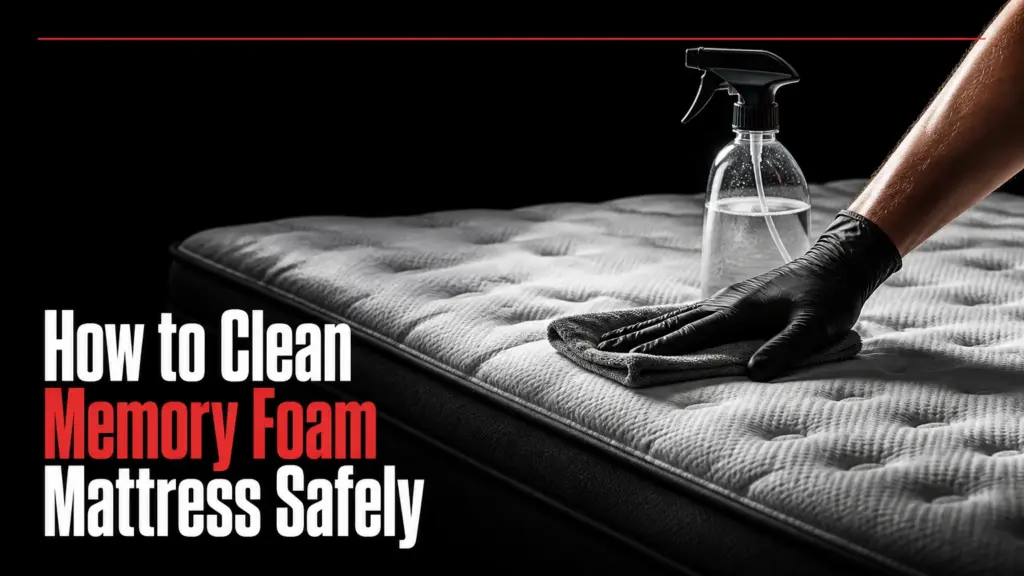 how to clean memory foam mattress