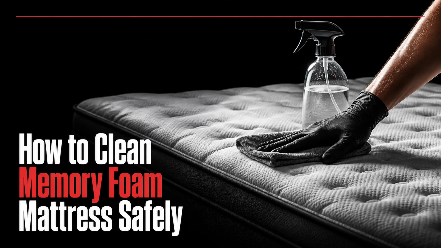 how to clean memory foam mattress
