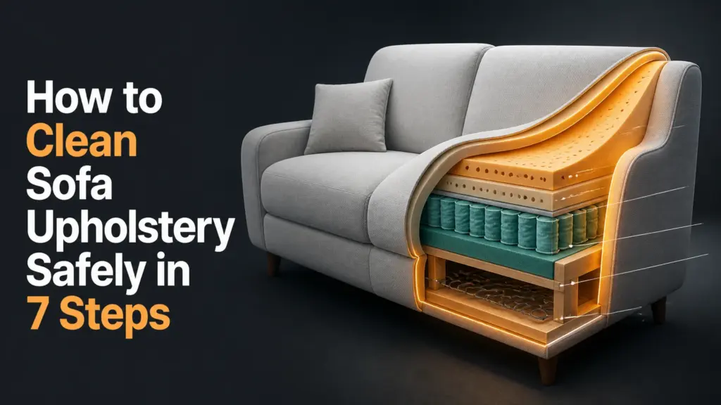 how to clean sofa upholstery