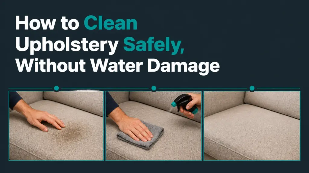 how to clean upholstery