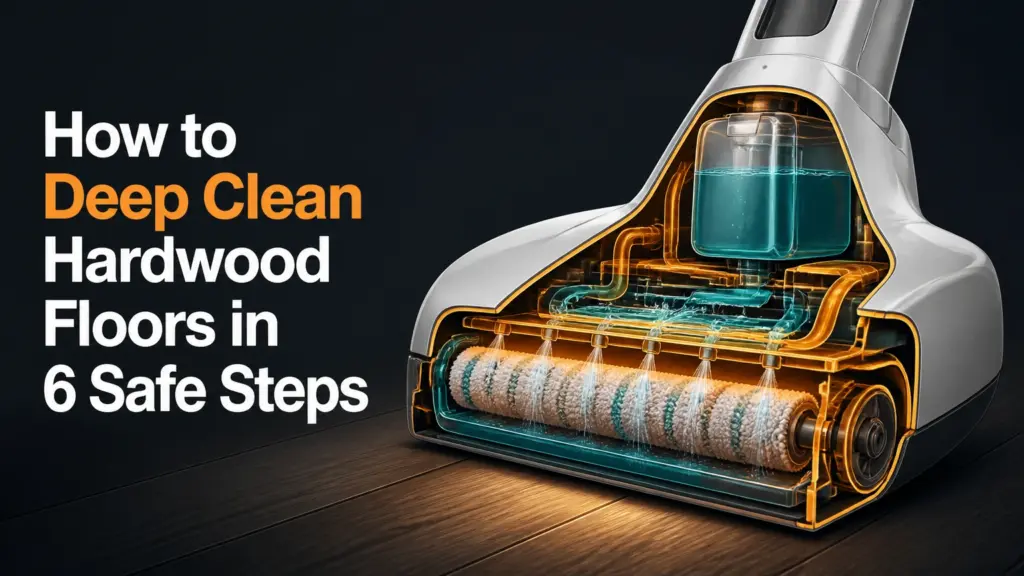 how to deep clean hardwood floors