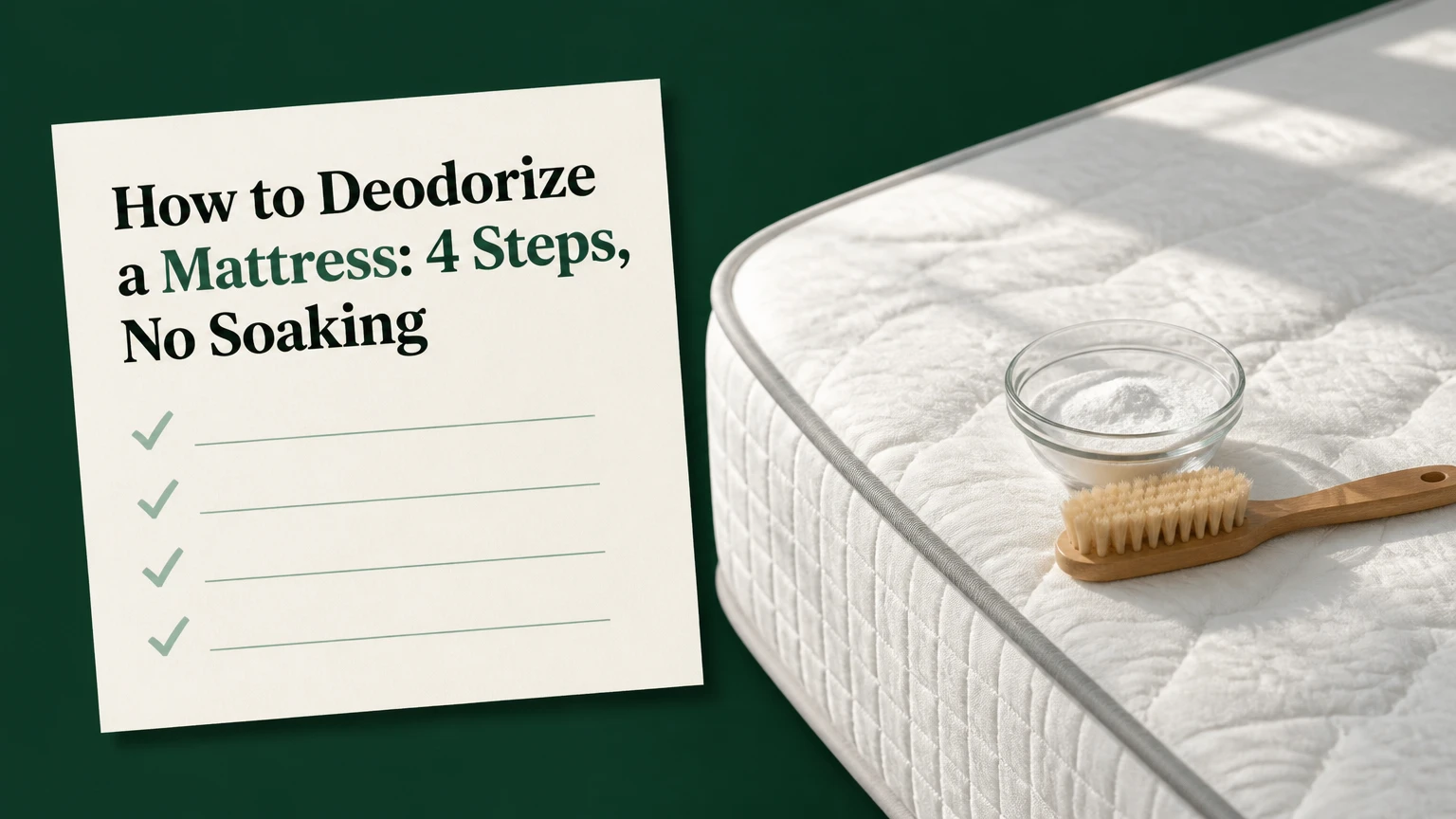 how to deodorize a mattress