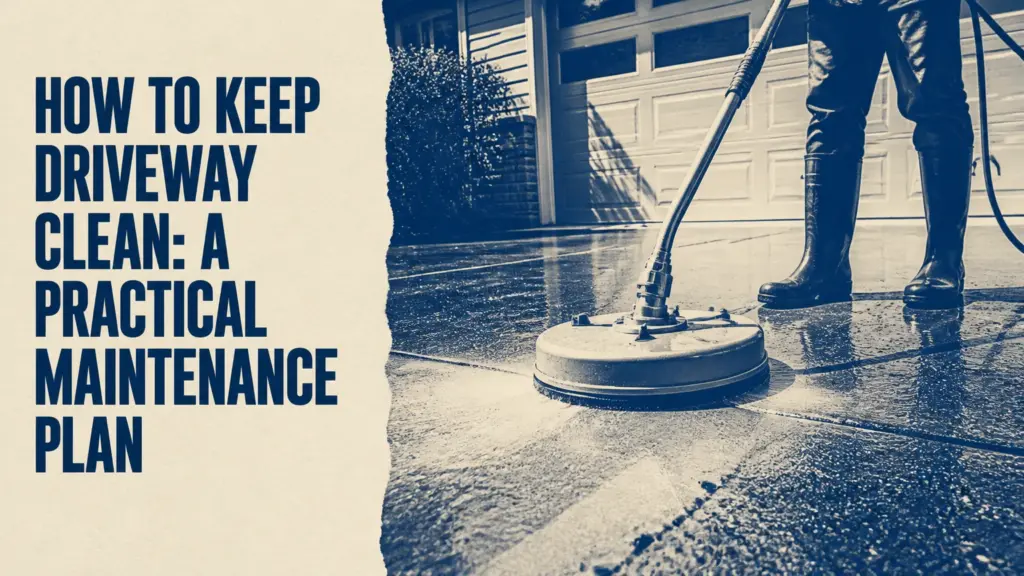 how to keep driveway clean