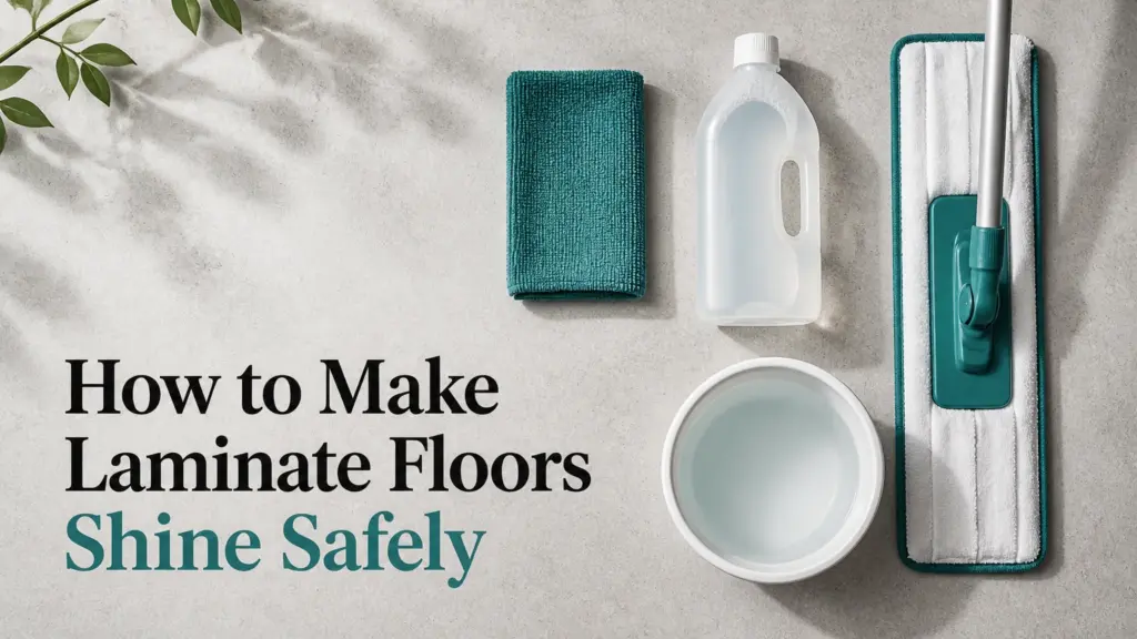 how to make laminate floors shine