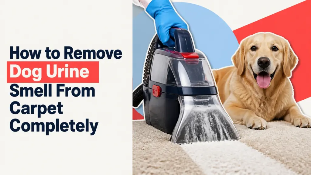 how to remove dog urine smell from carpet