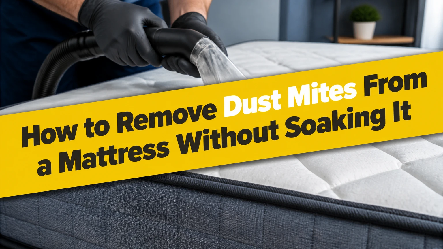 how to remove dust mites from mattress