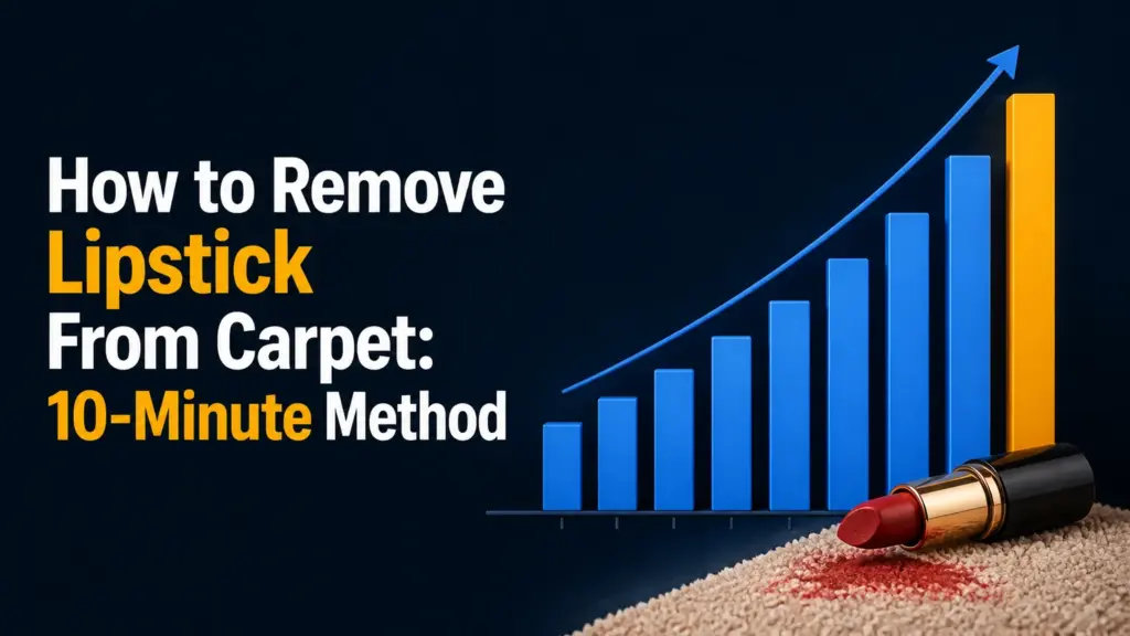 how to remove lipstick from carpet