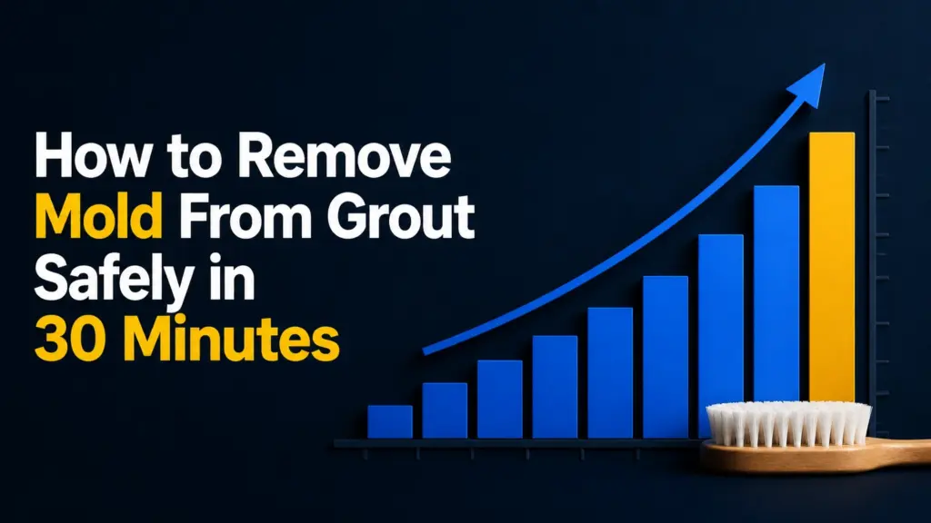 how to remove mold from grout