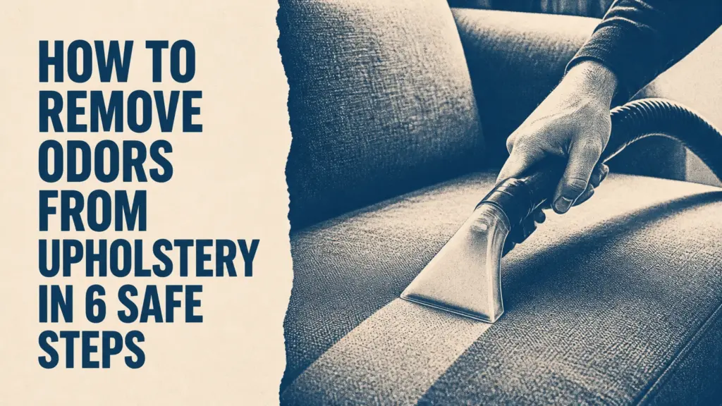 how to remove odors from upholstery