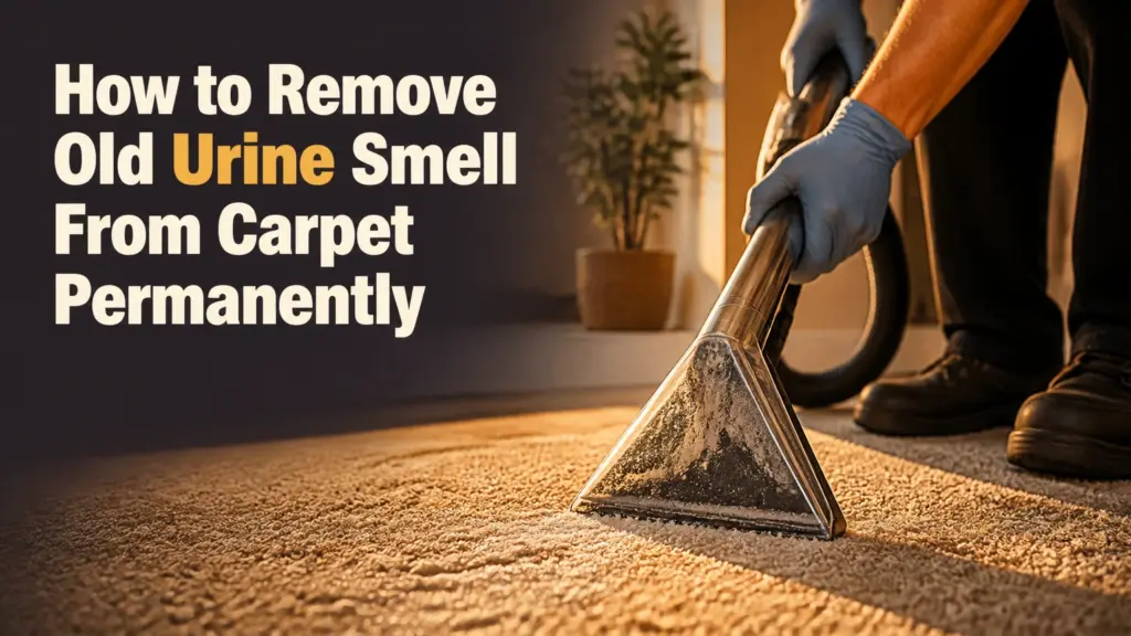 how to remove old urine smell from carpet