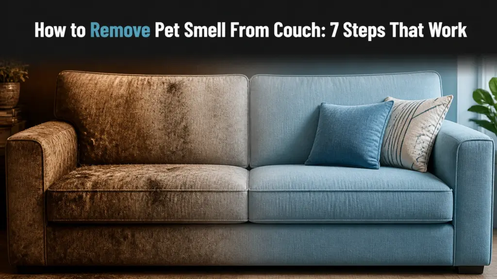how to remove pet smell from couch