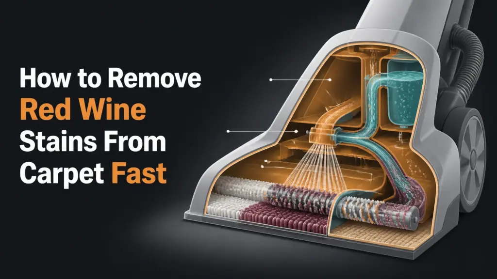 how to remove red wine stains from carpet