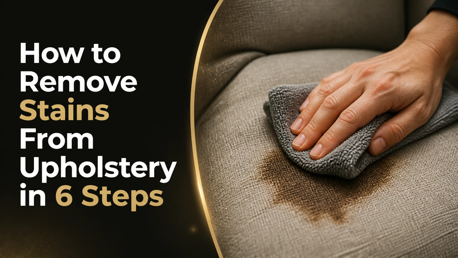 how to remove stains from upholstery