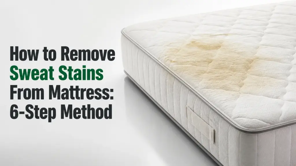 how to remove sweat stains from mattress