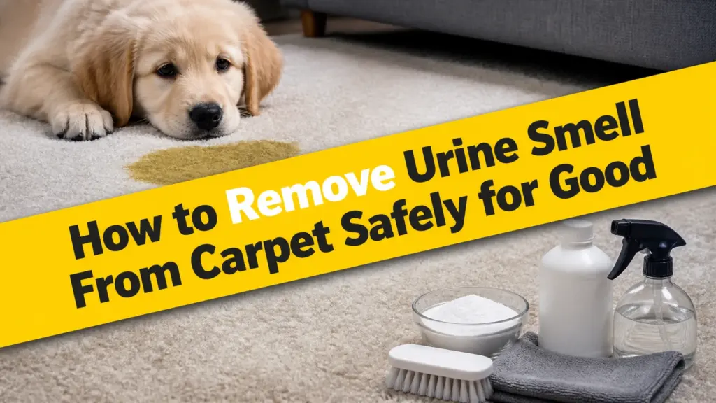 how to remove urine smell from carpet