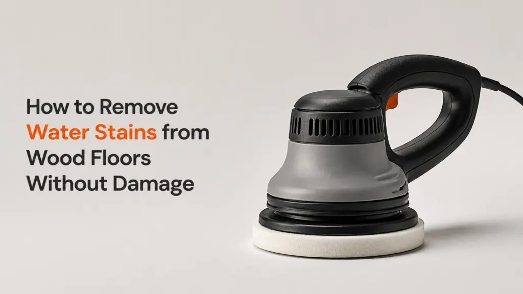 how to remove water stains from wood floors