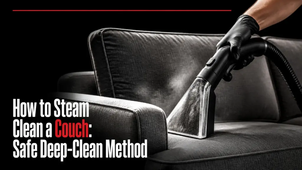 how to steam clean a couch