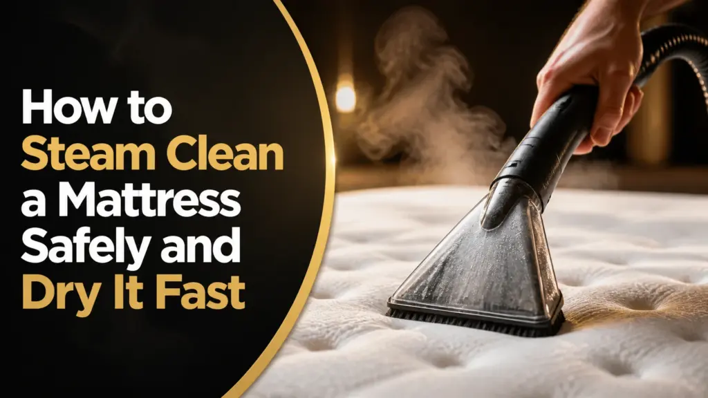 how to steam clean a mattress