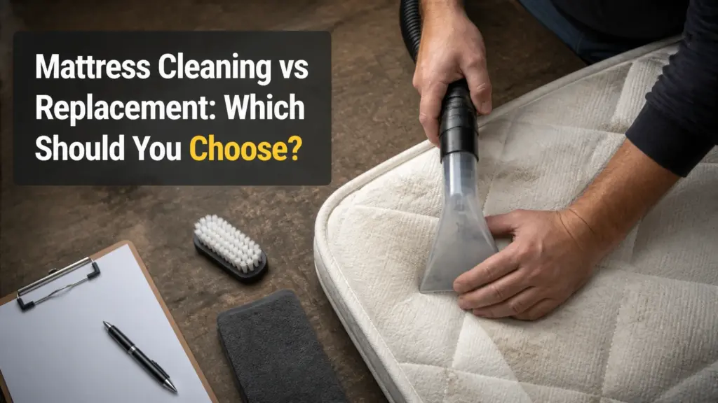 mattress cleaning vs replacement
