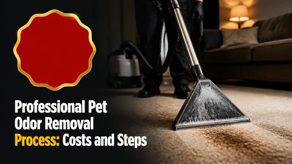 professional pet odor removal process