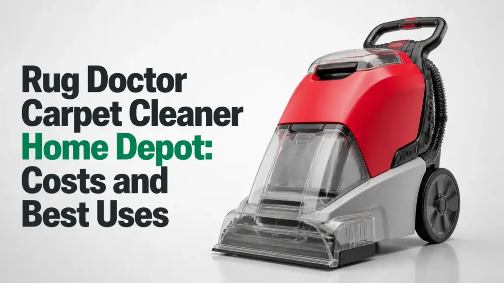 rug doctor carpet cleaner home depot